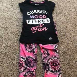 Girl’s two piece Athletic outfit